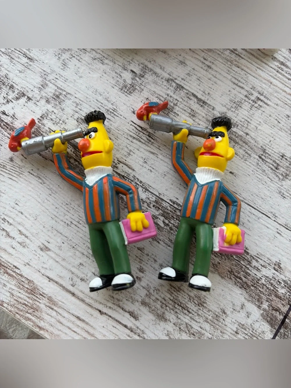 VTG Sesame Street Mini PVC Figurine Set - Yellow Big Bird & Friends